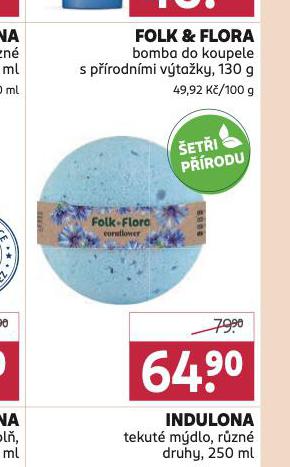 FOLK & FLORA BOMBA DO KOUPELE