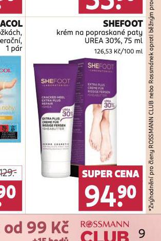 SHEFOOT KRM NA POPRASKAN PATY