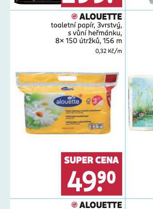 ALOUETTE TOALETN PAPR