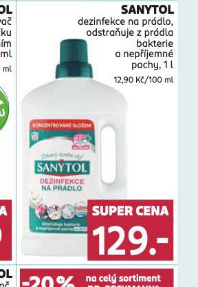 SANYTOL DEZINFEKCE NA PRDLO