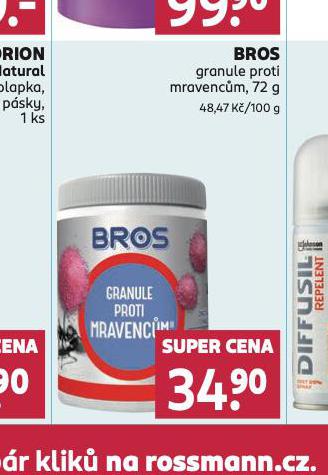 BROS GRANULE PROTI MRAVENCM