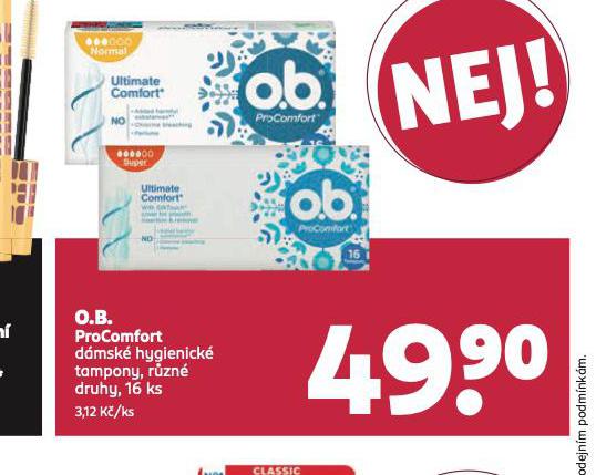 O.B. PROCOMFORT TAMPONY