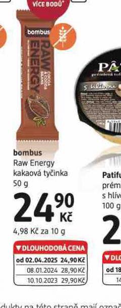 BOMBUS RAW ENERGY KAKAOV TYINKA
