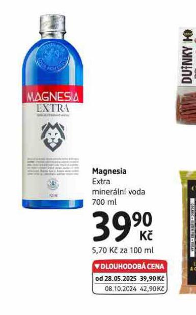 MAGNESIA EXTRA MINERLN VODA
