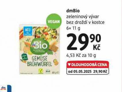 DMBIO ZELENINOV VVAR BEZ DROD V KOSTCE