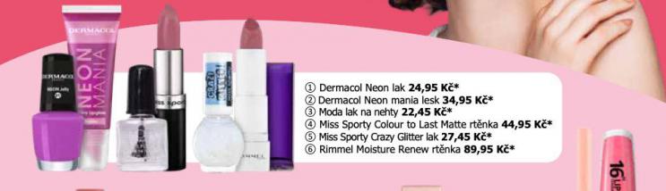 DERMACOL LAK NA NEHTY