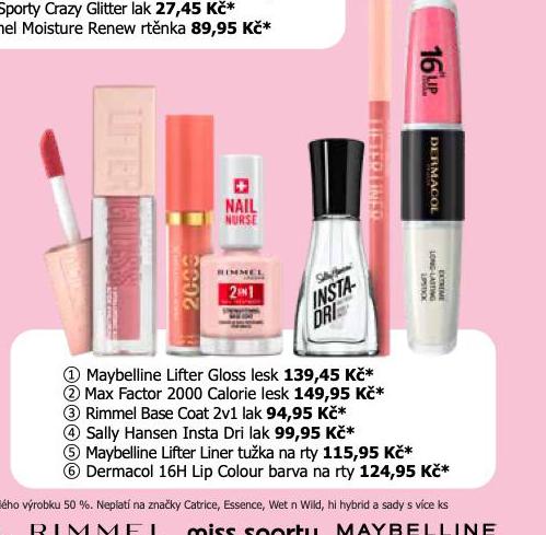 DERMACOL BARVA NA RTY