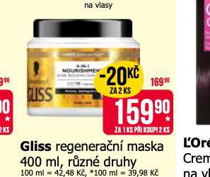 GLISS REGENERAN MASKA