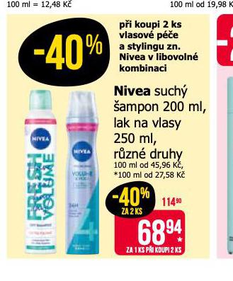 NIVEA SUCH AMPON, LAK