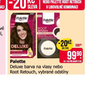 PALETTE DELUXE BARVA NA VLASY