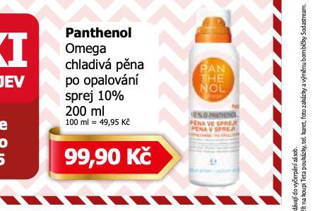 PANTHENOL OMEGA CHLADIV PNA PO OPALOVN SPREJ