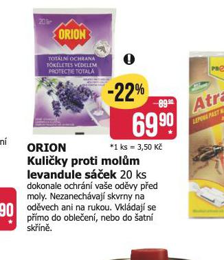 ORION KULIKY PROTI MOLM