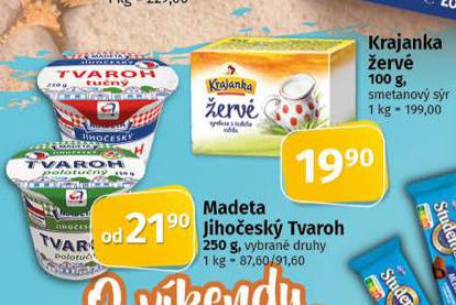 MADETA JIHOESK TVAROH