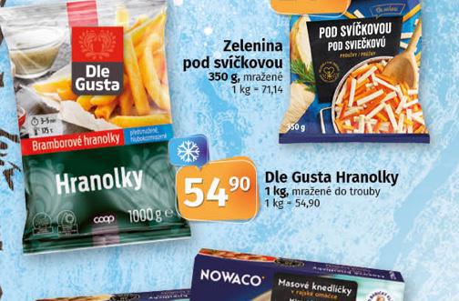 DLE GUSTA HRANOLKY
