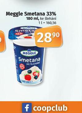 MEGGLE SMETANA 33%