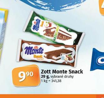 ZOTT MONTE SNACK