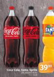 COCA COLA, FANTA, SPRITE