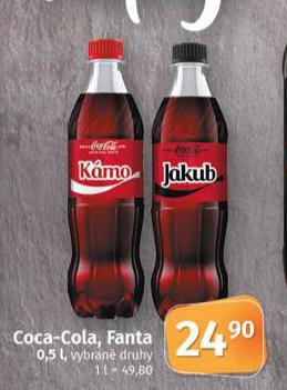 COCA COLA, FANTA