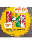 COCA COLA, FANTA, SPRITE, KINLEY