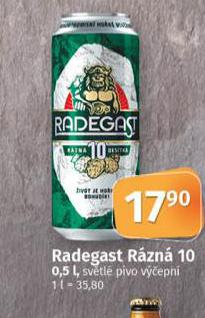 PIVO RADEGAST RZN 10