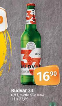 PIVO BUDVAR 33