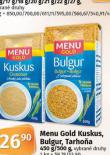 MENU GOLD KUSKUS, BULGUR, TARHOA