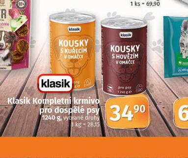 KLASIK KOMPLETN KRMIVO PRO DOSPL PSY