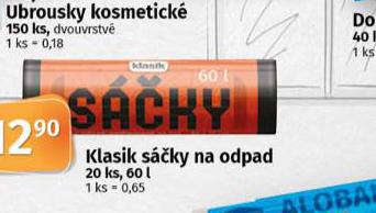 KLASIK SKY NA ODPAD