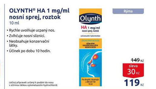 OLYNTH HA 1 MG/ML