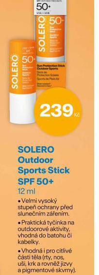 SOLERO OUTDOOR SPORTS STICK SPF 50+