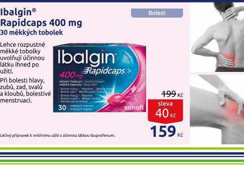 IBALGIN RAPIDCAPS 400 MG
