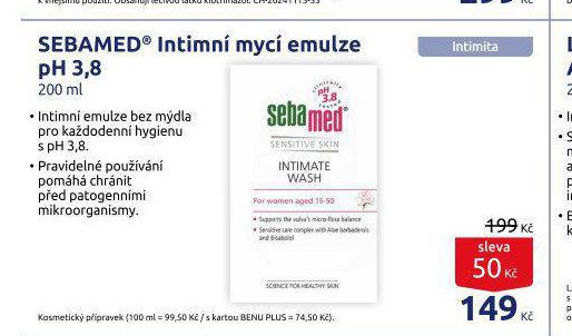 SEBAMED INTIMN MYC EMULZE