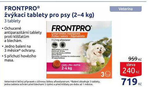 FRONTPRO VKAC TABLETY PRO PSY 2-4 KG