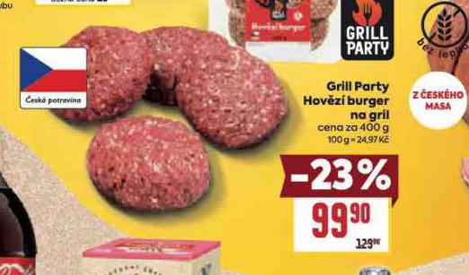 HOVZ BURGER NA GRIL