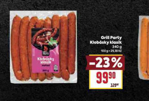 GRILL PARTY KLOBSKY KLASIK