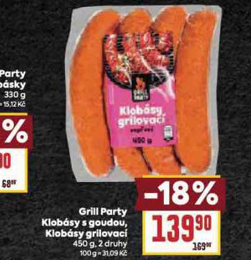 GRIL PARTY KLOBSKY GRILOVAC