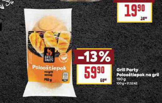 GRILL PARTY POLOOTIEPOK NA GRIL