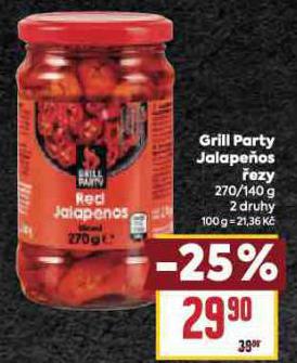 GRILL PARTY JALAPEOS EZY