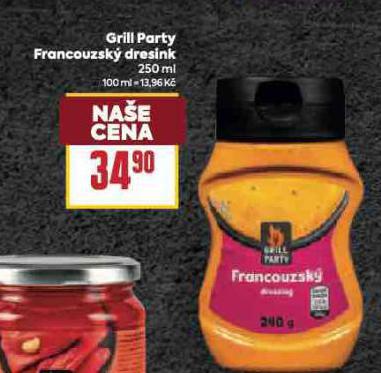GRILL PARTY FRANCOUZSK DRESINK