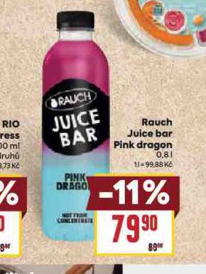 RAUCH JUICE BAR PINK DRAGON