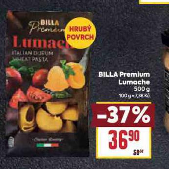 BILLA PREMIUM LUMACHE