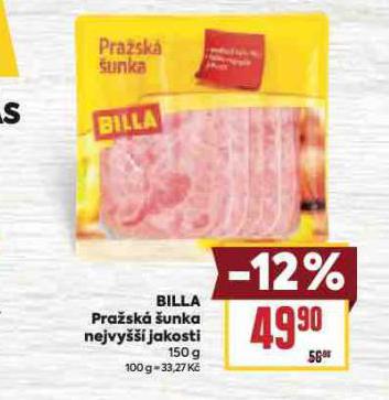 BILLA PRASK UNKA NEJVY JAKOSTI