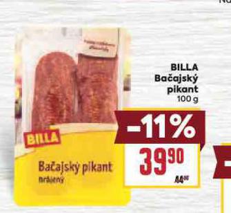 BILLA BAAJSK PIKANT