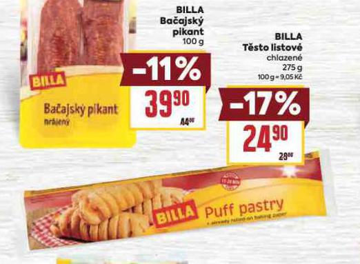 BILLA LISTOV TSTO
