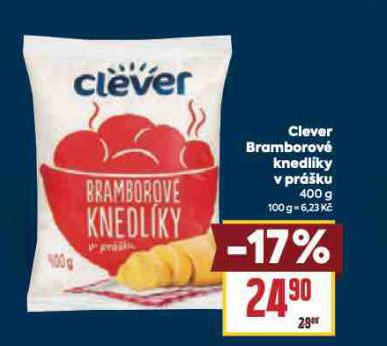 CLEVER BRAMBOROV KNEDLKY V PRKU