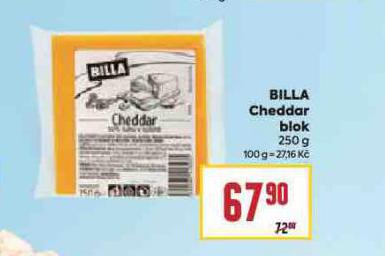 BILLA CHEDDAR BLOK