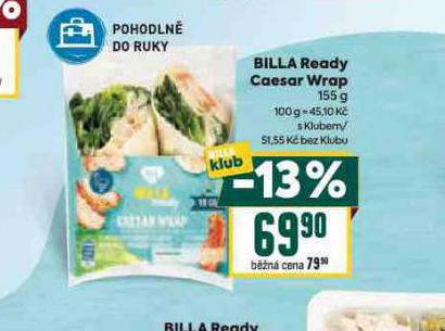 BILLA READY CAESAR WRAP
