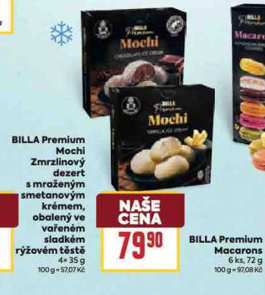 BILLA PREMIUM MOCHI ZMRZLINOV DEZERT
