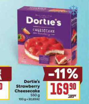 DORTIES STRAWBERRY CHEESECAKE