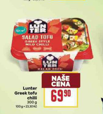 LUNTER GREEK TOFU CHILLI